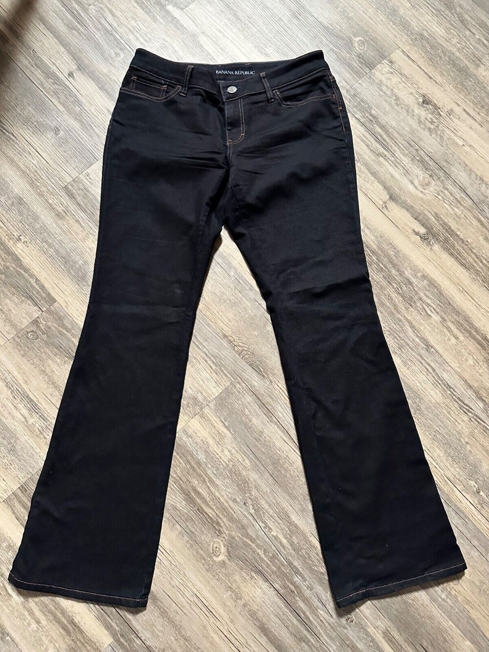 Banana Republic Curvy Boot Cut Bootcut Jeans Women Size 30 Dark Wash Stretch